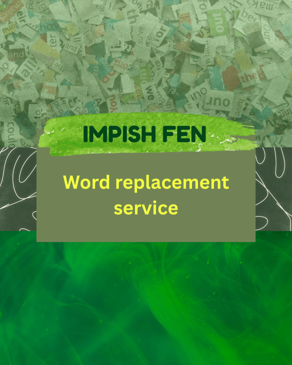 Word replacement service