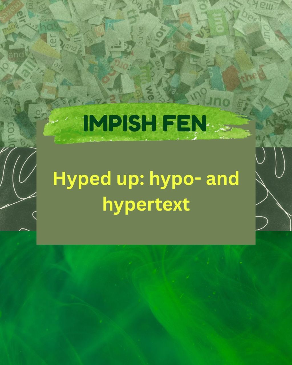 Hyped up: hypo- and hypertext